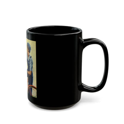 Adel advertisement, The Saturday Evening Post, May 6, 1944 - Black Coffee Mug-Go Mug Yourself