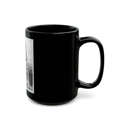 Adele Jergens #01 (Vintage Female Icon) Black Coffee Mug - Go Mug Yourself
