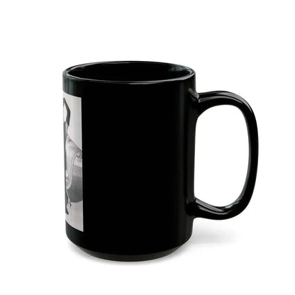 Adele Jergens #02 (Vintage Female Icon) Black Coffee Mug - Go Mug Yourself