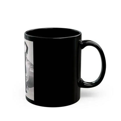 Adele Jergens #02 (Vintage Female Icon) Black Coffee Mug - Go Mug Yourself