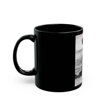 Adele Jergens #02 (Vintage Female Icon) Black Coffee Mug - Go Mug Yourself