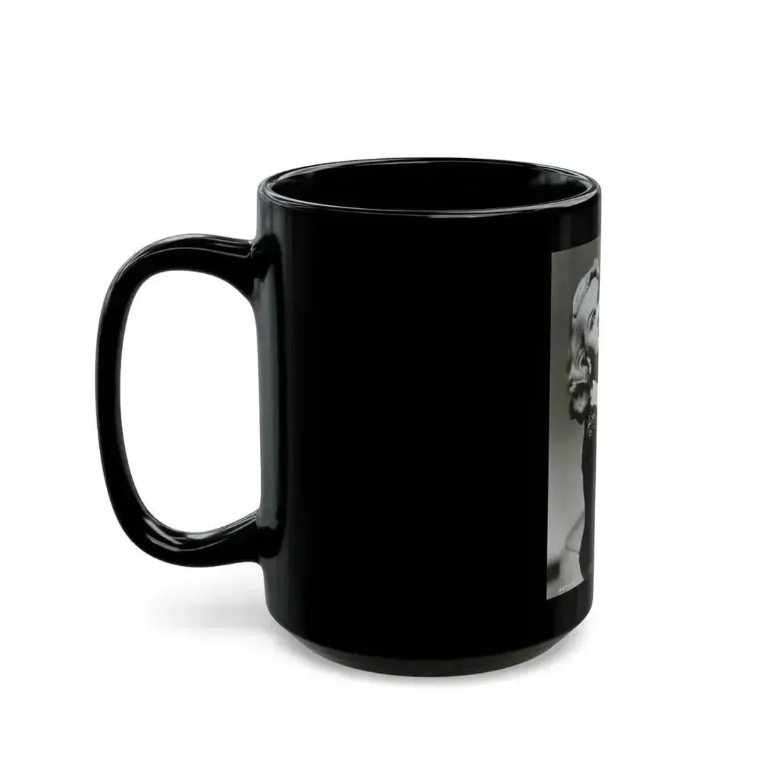 Adele Jergens #05 (Vintage Female Icon) Black Coffee Mug - Go Mug Yourself