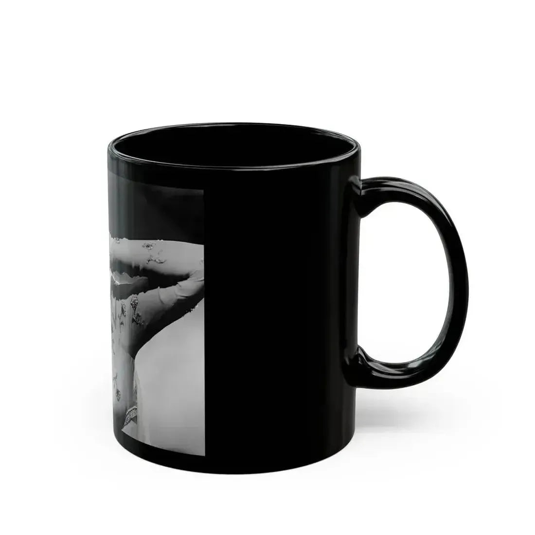 Adele Jergens #08 (Vintage Female Icon) Black Coffee Mug - Go Mug Yourself