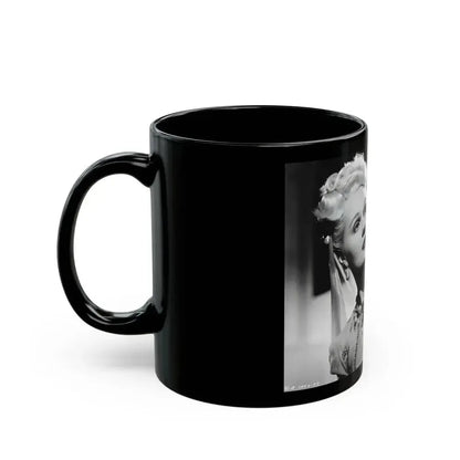 Adele Jergens #08 (Vintage Female Icon) Black Coffee Mug - Go Mug Yourself