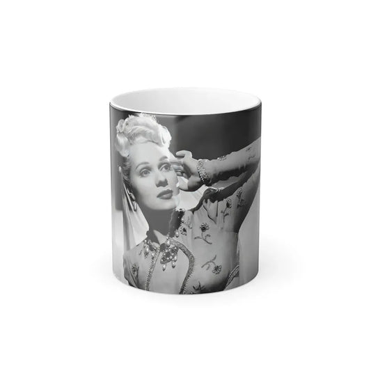Adele Jergens #08 (Vintage Female Icon) Color Changing Mug 11oz 11oz - Go Mug Yourself