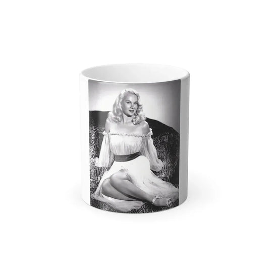 Adele Jergens #101 - 8x10 Vintage B&W Full Body Glamour Promo Photo for ''The Fuller Brush Man'' '48 (Vintage Female Icon) Color Changing Coffee Mug 11oz - Go Mug Yourself