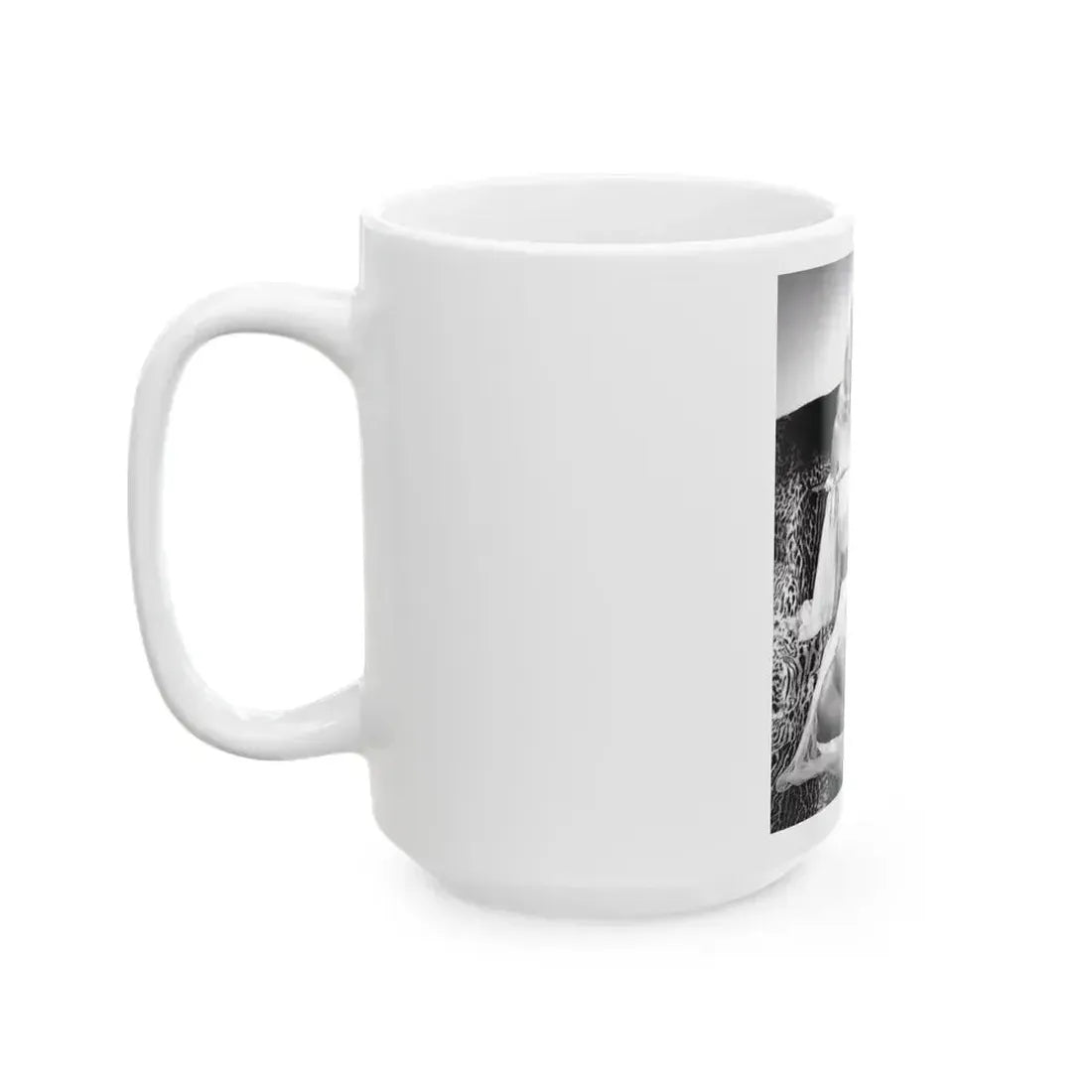 Adele Jergens #101 - 8x10 Vintage B&W Full Body Glamour Promo Photo for ''The Fuller Brush Man'' '48 (Vintage Female Icon) White Coffee Mug - Go Mug Yourself
