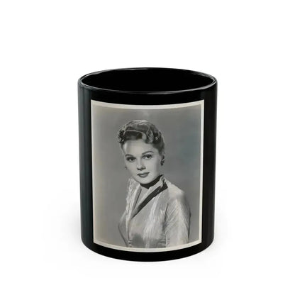 Adele Jergens #104 (Vintage Female Icon) Black Coffee Mug 11oz - Go Mug Yourself