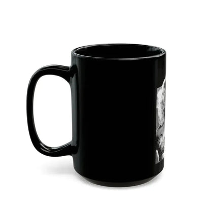 Adele Jergens #12 (Vintage Female Icon) Black Coffee Mug - Go Mug Yourself