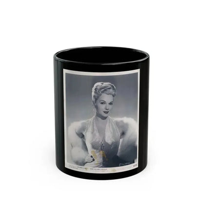Adele Jergens #121 (Vintage Female Icon) Black Coffee Mug 11oz - Go Mug Yourself