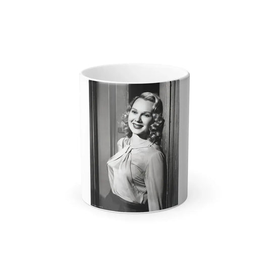 Adele Jergens #122 (Vintage Female Icon) Color Changing Coffee Mug 11oz - Go Mug Yourself