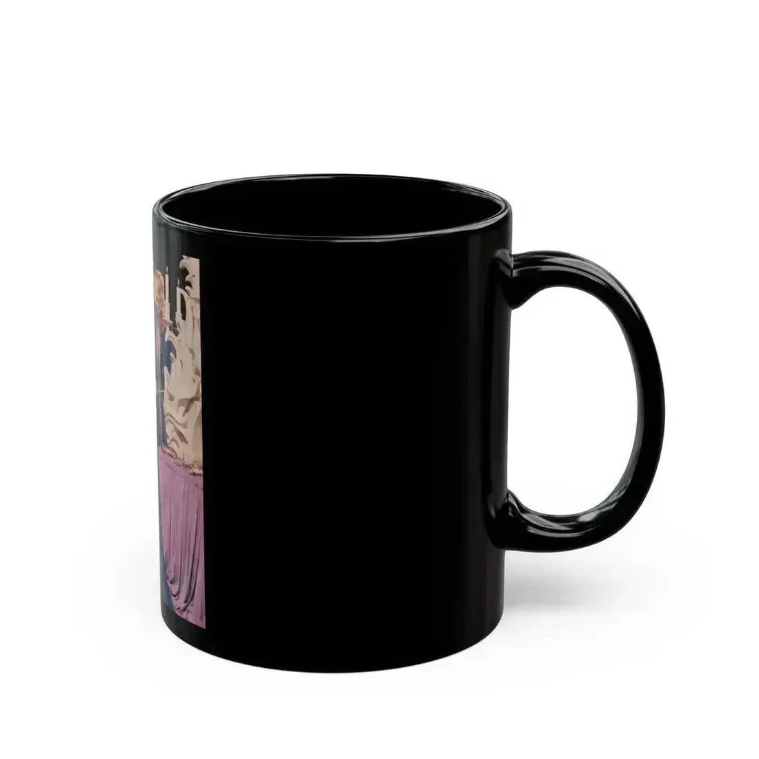 Adele Jergens #128 (Vintage Female Icon) Black Coffee Mug - Go Mug Yourself