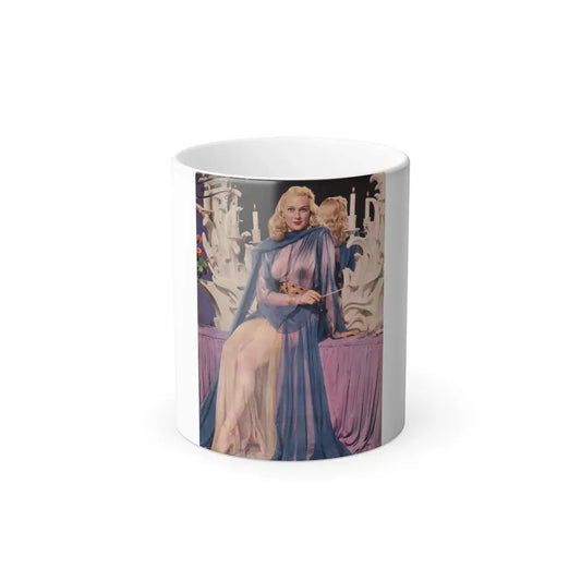 Adele Jergens #128 (Vintage Female Icon) Color Changing Coffee Mug 11oz - Go Mug Yourself