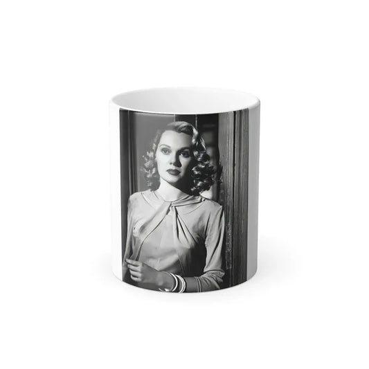 Adele Jergens #130 (Vintage Female Icon) Color Changing Coffee Mug 11oz - Go Mug Yourself
