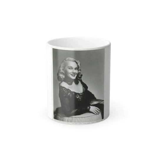 Adele Jergens #131 (Vintage Female Icon) Color Changing Coffee Mug 11oz - Go Mug Yourself