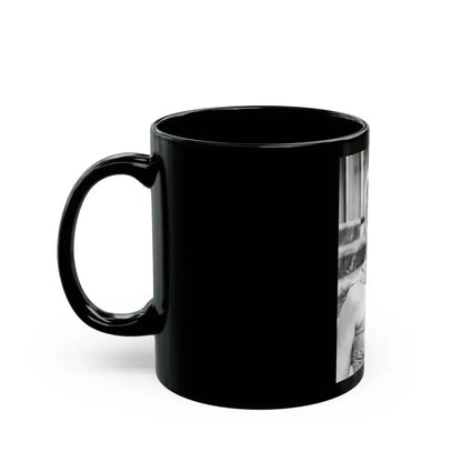 Adele Jergens #132 (Vintage Female Icon) Black Coffee Mug - Go Mug Yourself