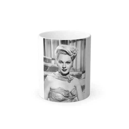 Adele Jergens #132 (Vintage Female Icon) Color Changing Coffee Mug 11oz - Go Mug Yourself