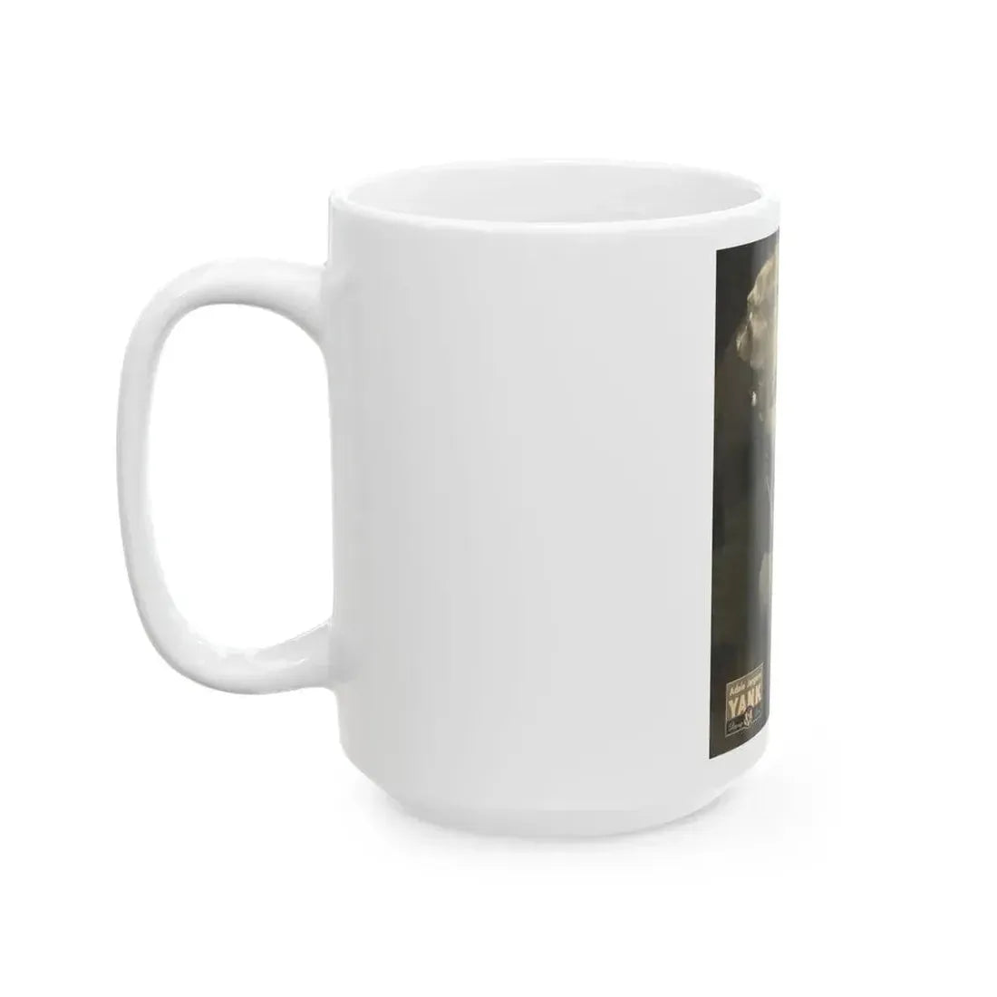 Adele Jergens #133 - YANK Mag. Glamour Photo 7-20-45 (Vintage Female Icon) White Coffee Mug - Go Mug Yourself