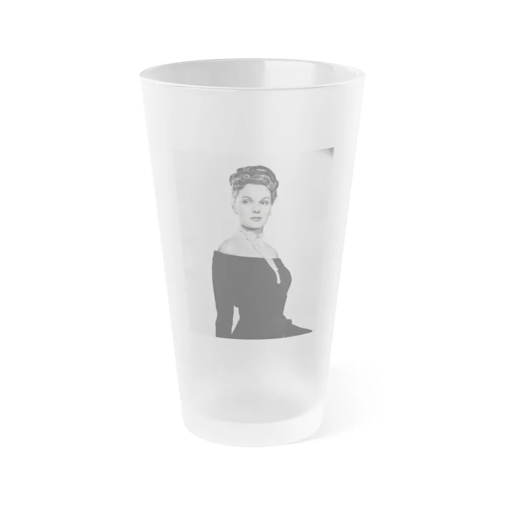 Adele Jergens #134 (Vintage Female Icon) Frosted Pint Glass 16oz-16oz-Frosted-Go Mug Yourself