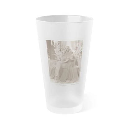 Adele Jergens #143 (Vintage Female Icon) Frosted Pint Glass 16oz-16oz-Frosted-Go Mug Yourself