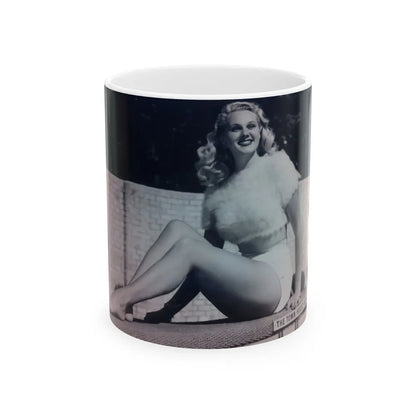 Adele Jergens #147 (Vintage Female Icon) White Coffee Mug-11oz-Go Mug Yourself