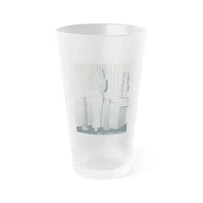 Adele Jergens #154 (Vintage Female Icon) Frosted Pint Glass 16oz 16oz Frosted - Go Mug Yourself
