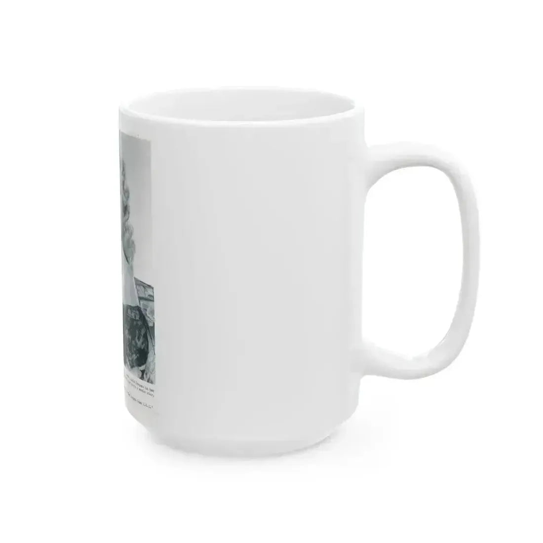 Adele Jergens #155 (Vintage Female Icon) White Coffee Mug - Go Mug Yourself