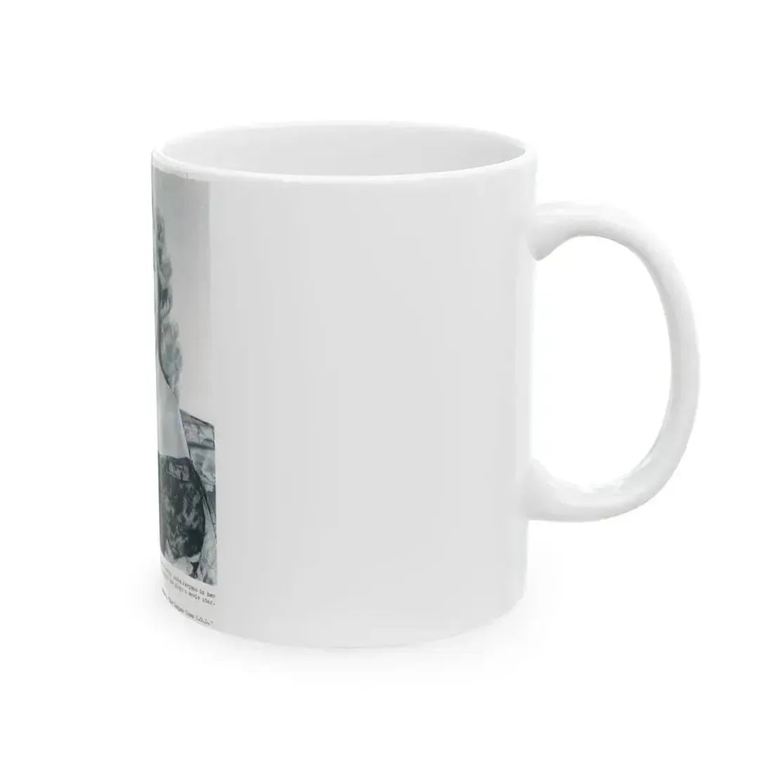 Adele Jergens #155 (Vintage Female Icon) White Coffee Mug - Go Mug Yourself