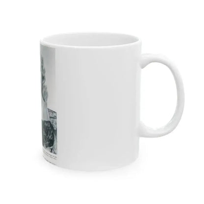 Adele Jergens #155 (Vintage Female Icon) White Coffee Mug - Go Mug Yourself