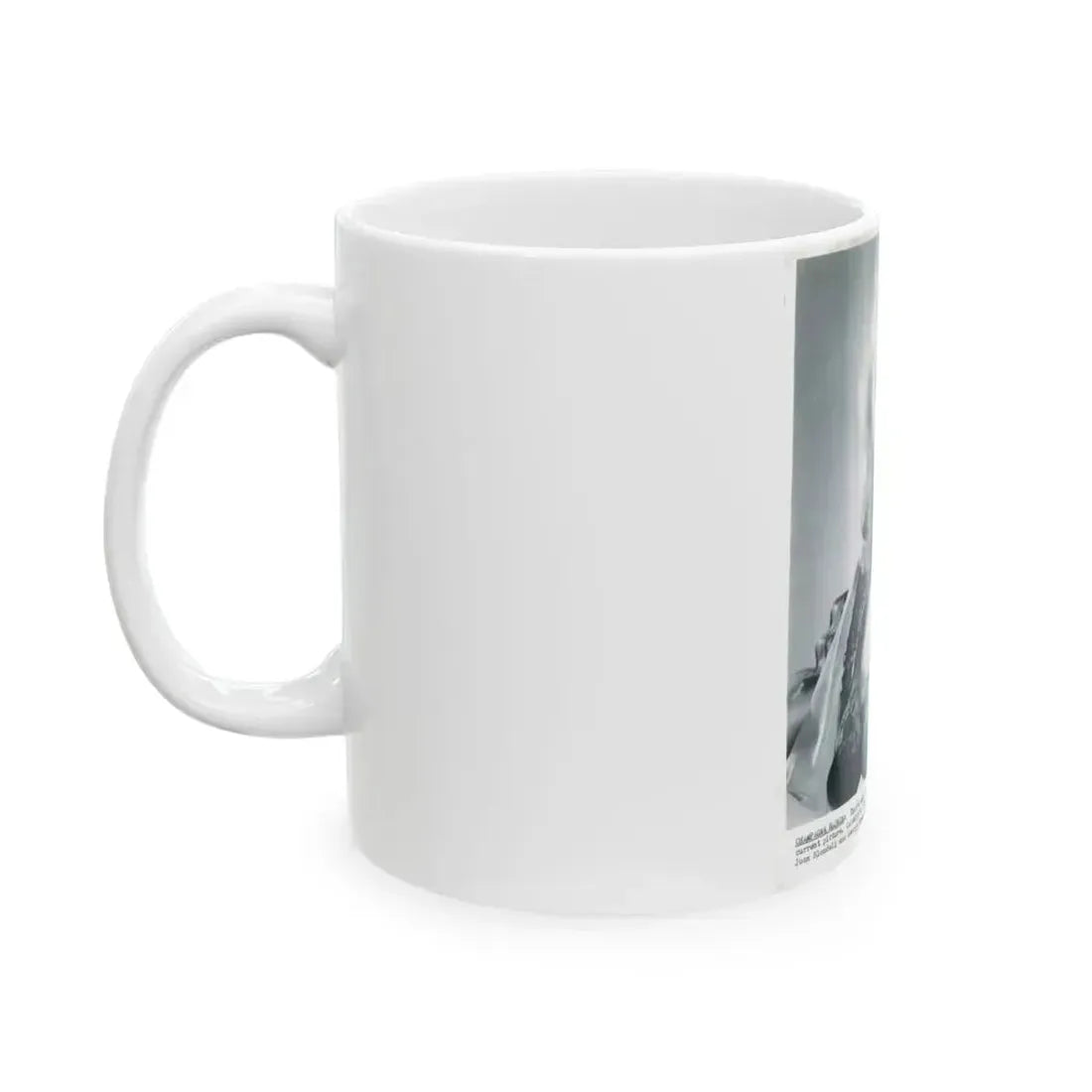 Adele Jergens #155 (Vintage Female Icon) White Coffee Mug - Go Mug Yourself