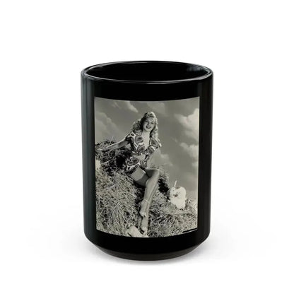 Adele Jergens #176 (Vintage Female Icon) Black Coffee Mug 11oz - Go Mug Yourself