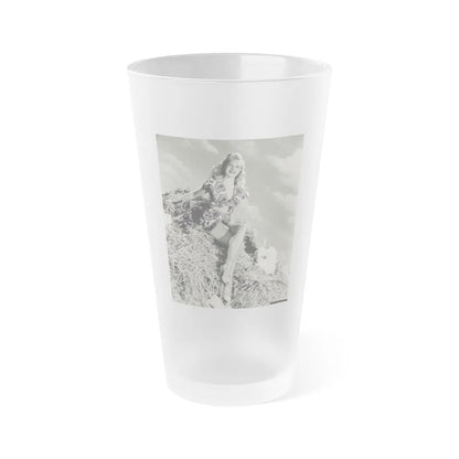 Adele Jergens #176 (Vintage Female Icon) Frosted Pint Glass 16oz-16oz-Frosted-Go Mug Yourself