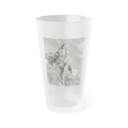Adele Jergens #176 (Vintage Female Icon) Frosted Pint Glass 16oz 16oz Frosted - Go Mug Yourself