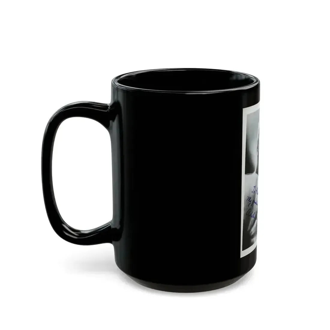 Adele Jergens #178 (Vintage Female Icon) Black Coffee Mug - Go Mug Yourself