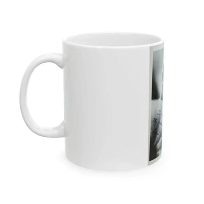 Adele Jergens #178 (Vintage Female Icon) White Coffee Mug - Go Mug Yourself