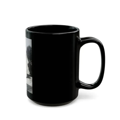 Adele Jergens #18 (Vintage Female Icon) Black Coffee Mug - Go Mug Yourself