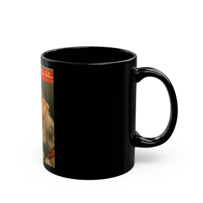 Adele Jergens #182 - Mag. Cover (Vintage Female Icon) Black Coffee Mug - Go Mug Yourself