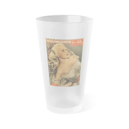 Adele Jergens #182 - Mag. Cover (Vintage Female Icon) Frosted Pint Glass 16oz 16oz Frosted - Go Mug Yourself