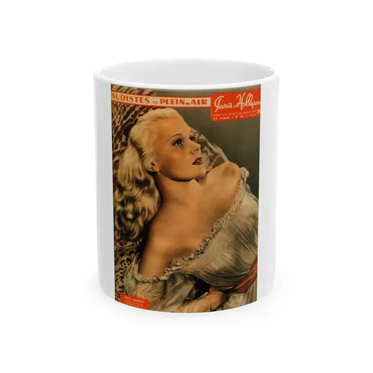 Adele Jergens #182 - Mag. Cover (Vintage Female Icon) White Coffee Mug 11oz - Go Mug Yourself