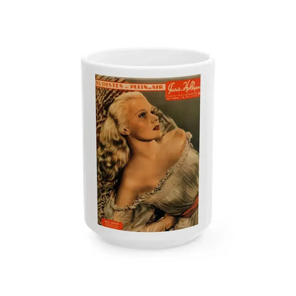 Adele Jergens #182 - Mag. Cover (Vintage Female Icon) White Coffee Mug 15oz - Go Mug Yourself