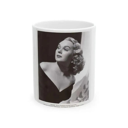 Adele Jergens #183 (Vintage Female Icon) White Coffee Mug 11oz - Go Mug Yourself