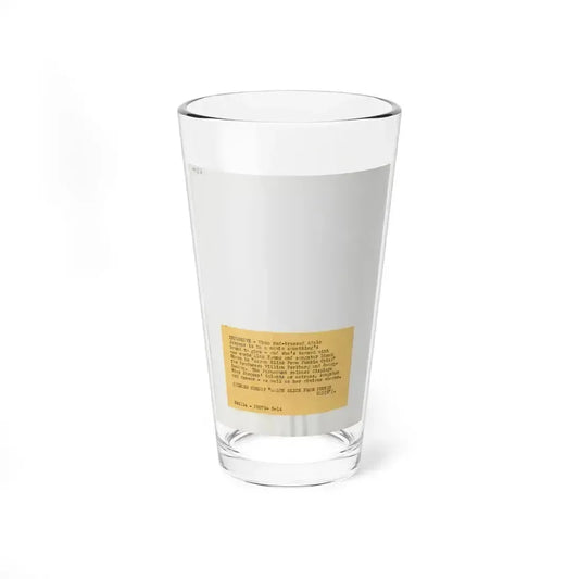 Adele Jergens #189 - 8x10 Vintage B&W Glamour Portrait from 1952 1 (Vintage Female Icon) Pint Glass 16oz 16oz - Go Mug Yourself