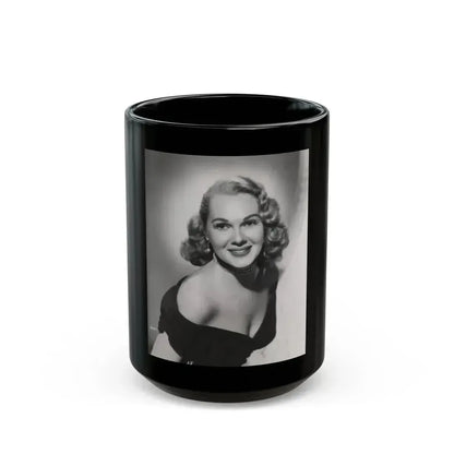 Adele Jergens #189 - 8x10 Vintage B&W Glamour Portrait from 1952 (Vintage Female Icon) Black Coffee Mug 15oz - Go Mug Yourself