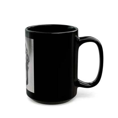 Adele Jergens #189 - 8x10 Vintage B&W Glamour Portrait from 1952 (Vintage Female Icon) Black Coffee Mug - Go Mug Yourself