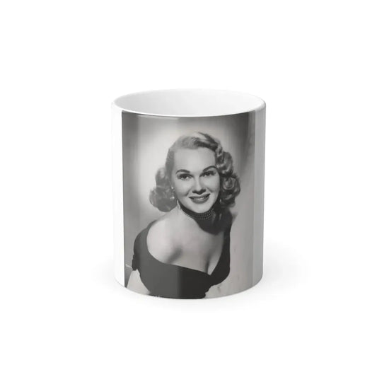 Adele Jergens #189 - 8x10 Vintage B&W Glamour Portrait from 1952 (Vintage Female Icon) Color Changing Coffee Mug 11oz - Go Mug Yourself