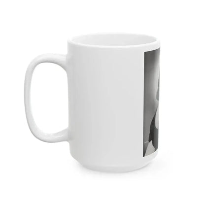 Adele Jergens #189 - 8x10 Vintage B&W Glamour Portrait from 1952 (Vintage Female Icon) White Coffee Mug - Go Mug Yourself