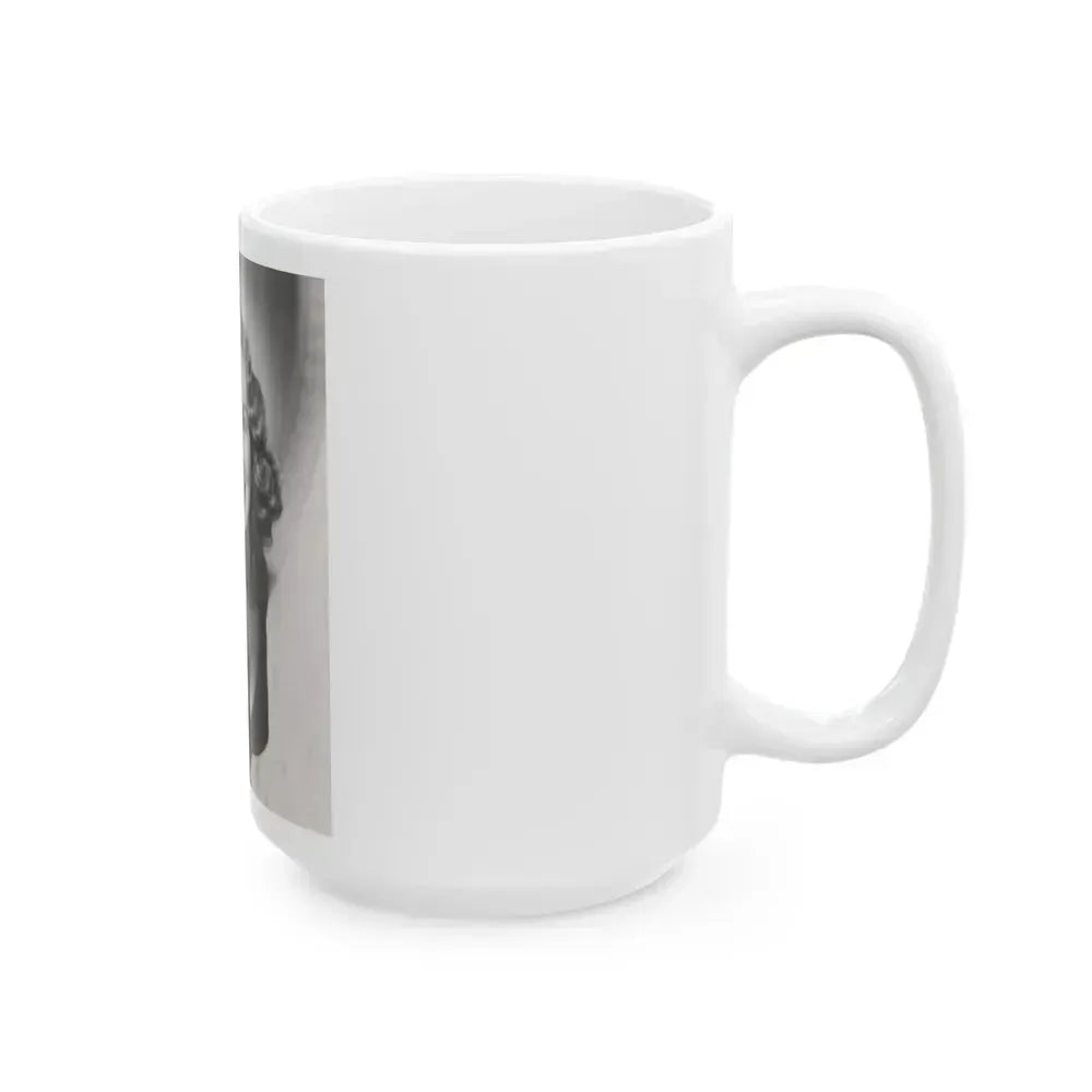 Adele Jergens #189 - 8x10 Vintage B&W Glamour Portrait from 1952 (Vintage Female Icon) White Coffee Mug - Go Mug Yourself
