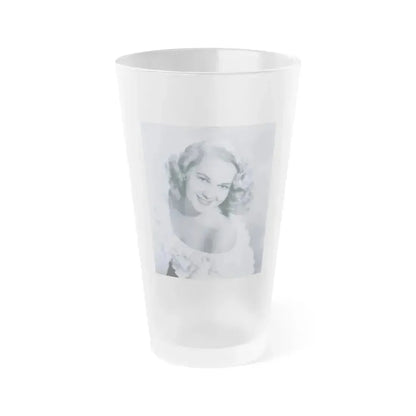 Adele Jergens #190 (Vintage Female Icon) Frosted Pint Glass 16oz 16oz Frosted - Go Mug Yourself