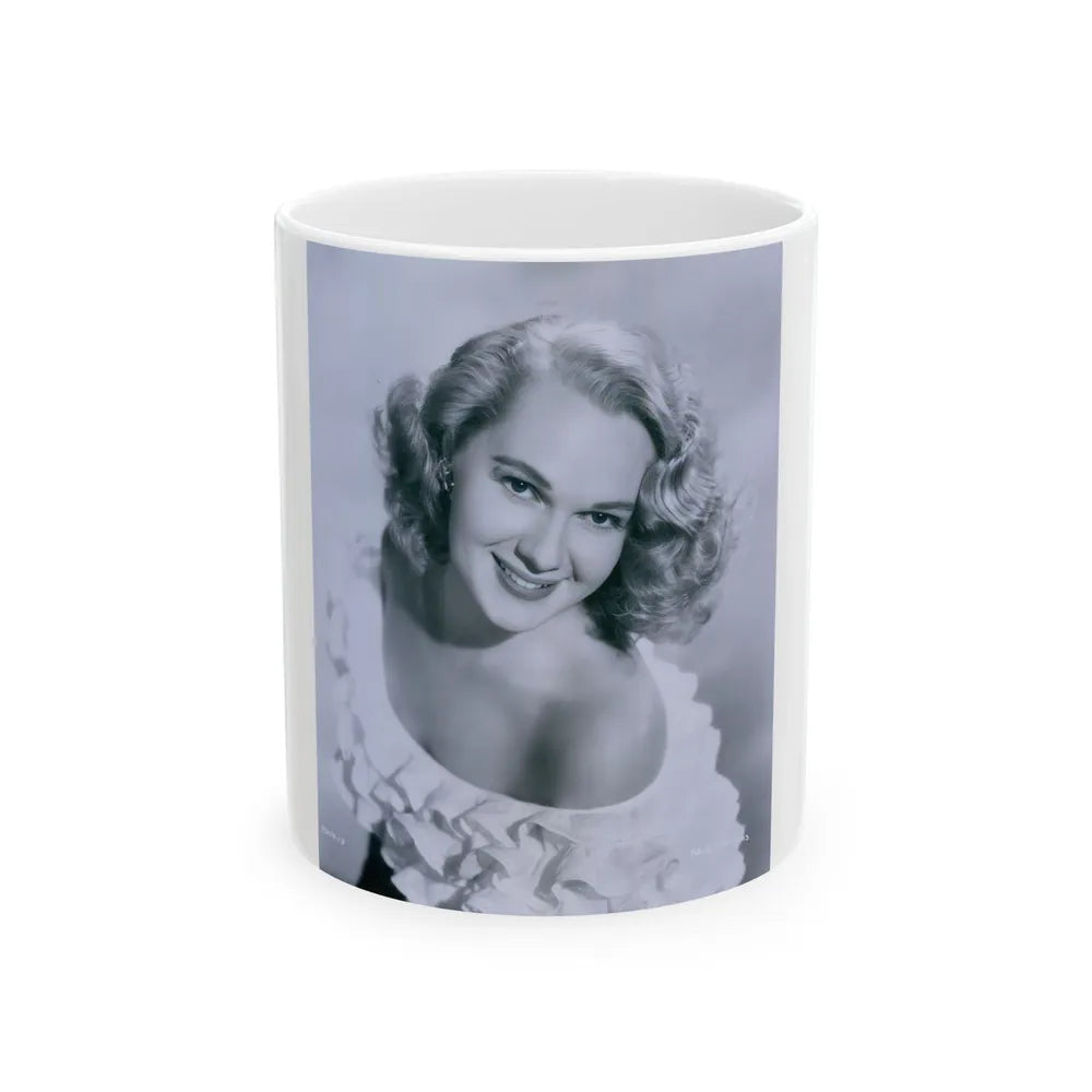 Adele Jergens #190 (Vintage Female Icon) White Coffee Mug-11oz-Go Mug Yourself