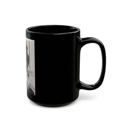 Adele Jergens #191 (Vintage Female Icon) Black Coffee Mug - Go Mug Yourself